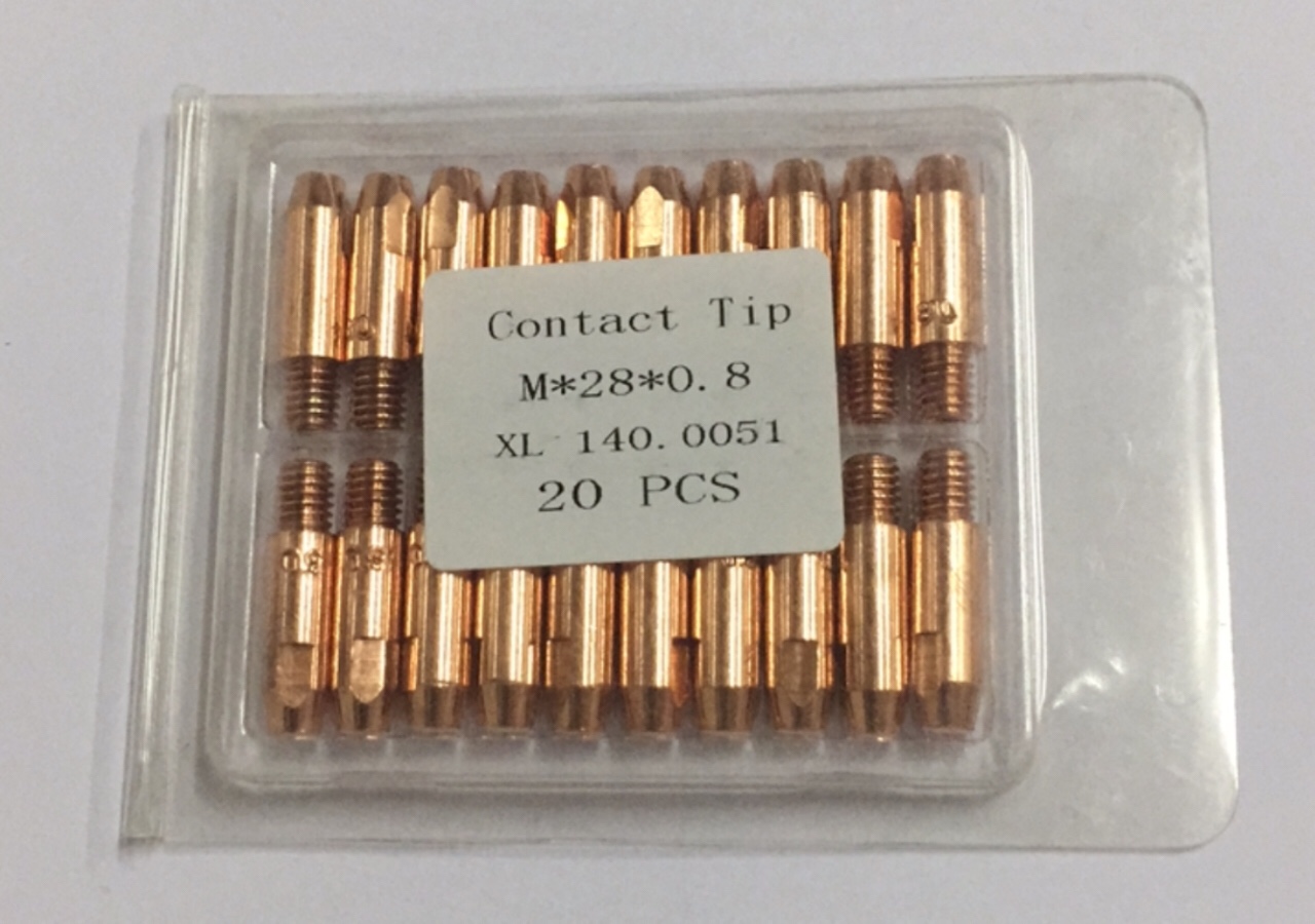 Béc hàn Co2 28 x 0.8mm (đồng )
